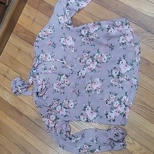 NWOT floral blouse Charlotte Russe